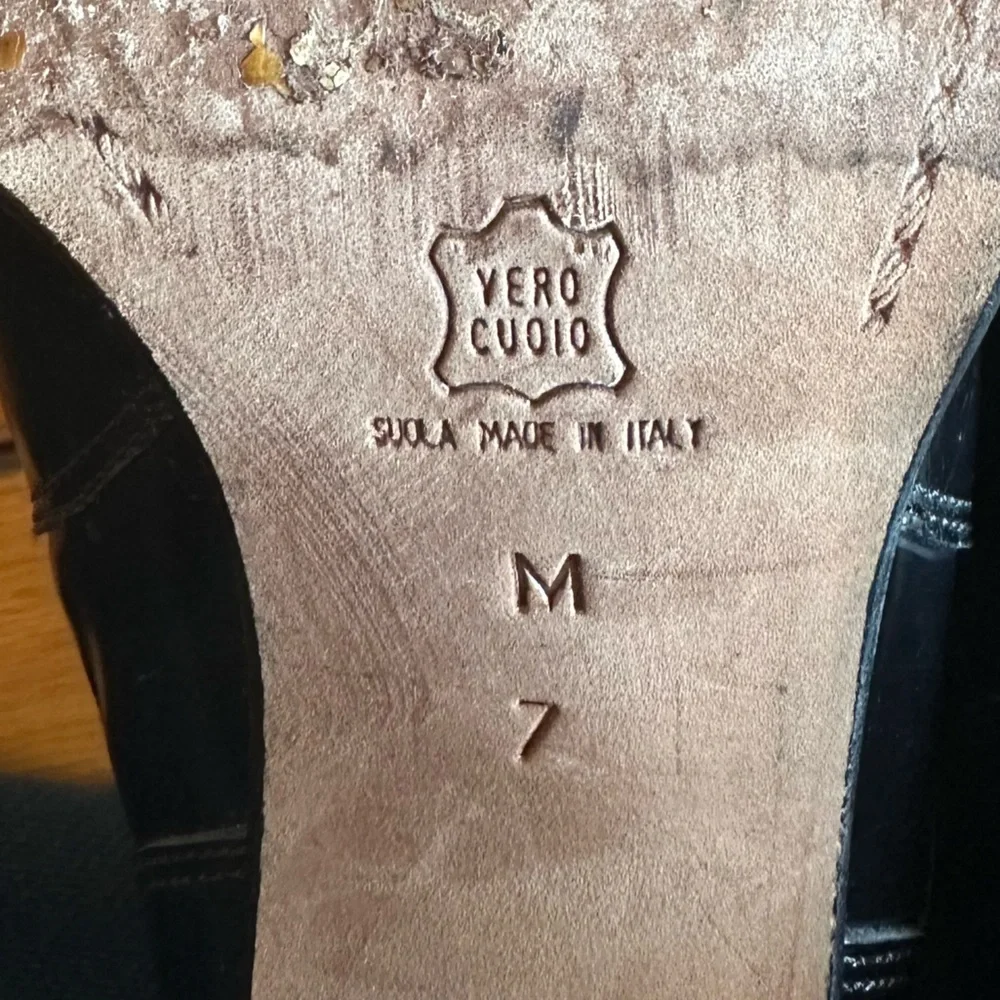 Donald Pliner Black suede & leather Over-the-Knee Women's Boots size 7 - Picture 5 of 8